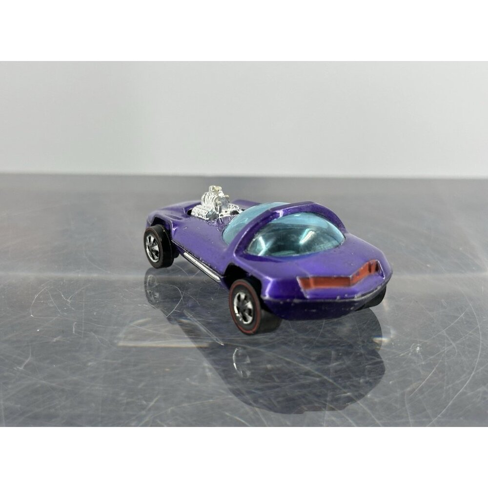 Hot Wheels Redline Silhouette 1967 Purple Gray Interior Made In Hong Kong - Picture 5 of 8